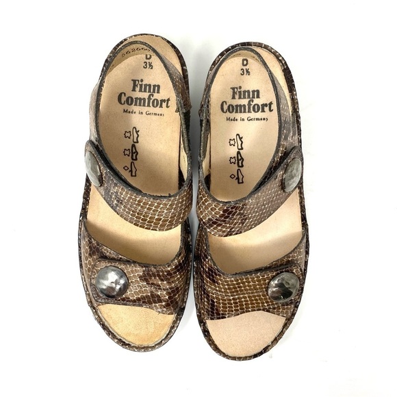 Finn Comfort Alayna 2677 Leather Walking Sandals Cappuccino - Picture 4 of 8